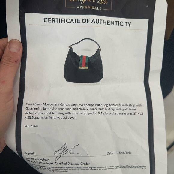 Gucci Hobo Leather Handbag - Picture 7 of 8